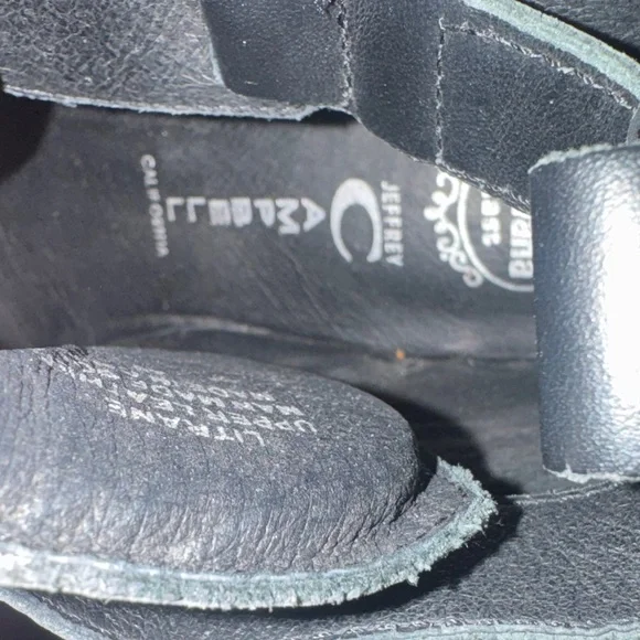 Jeffrey Campbell Black Platform Heels with Buckle Detail EU 40 - Picture 8 of 8